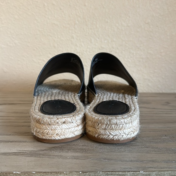 Coach Corey espadrille sandal black, like new size 8 - Picture 4 of 9